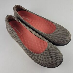 Eddie Bauer Women's 9.5 Mesh Ballet Flats Slip On Comfort Shoes Walking Casual